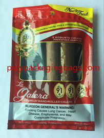 China factory professional Professional Cigar Moisturizing Bags And Cigar Display Boxes OPP / PE Laminated