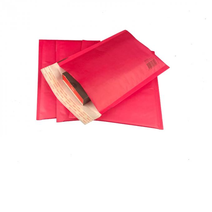 작은 빛깔 강한 분홍색은 외피 셀프 접착제 빛깔 버블 우편물발송자 0을 패드를 댔습니다