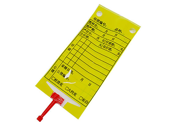100ML 맞춘 돼지 정액 수집 백 오프 디자인 0.04mm-0.22mm