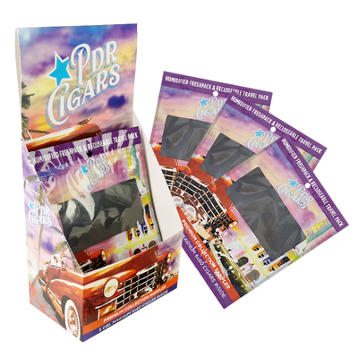 맞춤형 로고 빈 흡연 시가리 포개 유미도르 플라스틱 포장 Ziplock 포지 가방 시가리 유미도르 가방