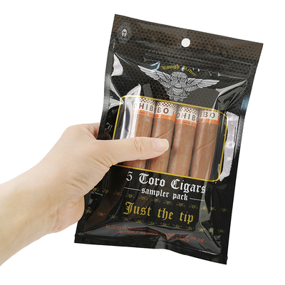 맞춤형 디자인 습기 방지 평면 가방 인쇄 열 밀폐 알루미늄 필름 Mylar 3 면 밀폐 담배 잎 포장을 위해
