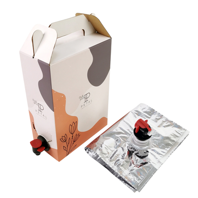 1L/2L/3L 맞춤형 커피 박스 밸브 디스펜서가 있는 일회용 커피 백