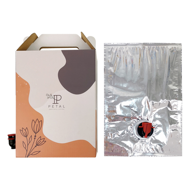1L/2L/3L 맞춤형 커피 박스 밸브 디스펜서가 있는 일회용 커피 백