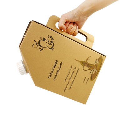 1L/2L/3L/5L 음료 백 일회용 손잡이 커피 비브 백 인 박스 와인 밸브 포함 커피 박스 디스펜서