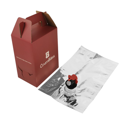 1L-10L 무균 음료 BIB 필러 캐퍼 Bag in the Box 열 밀봉 알루미늄 와인 & 주스 파우치, Vitop 탭 포함, 생수용
