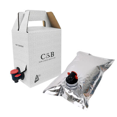 유능한 포장 용품을 위해 스푸트 및 손잡이 없는 상자 내의 간편한 분배 가방