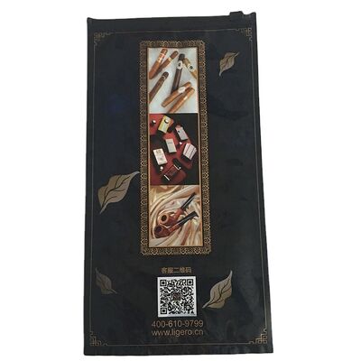 소형 시가 보습 플라스틱 지퍼 백 시가 휴미더 백 0.09mm 두께 오래 지속되는 신선도를 위한 내구성 있는 밀봉