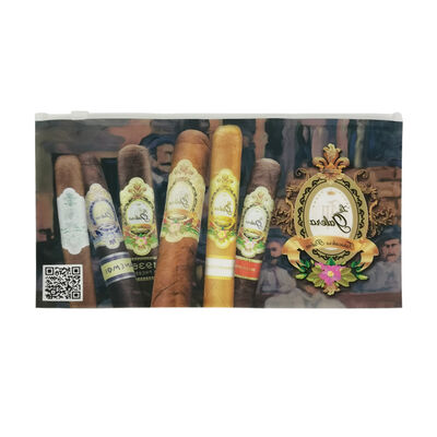 작은 플라스틱 시거 가방 시거 수분화 플라스틱 지퍼 가방 수분 보유 및 쉽게 재 닫을 수 있는 접근을 위해 설계