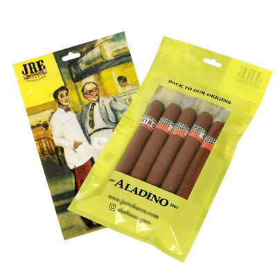식품 등급 TPU 및 PE 사용자 지정 시가리 봉지 Ziplock 디자인 지속 가능한 재사용 보호 포장 솔루션 시가리 저장