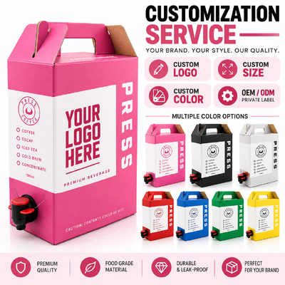 Bag in box packaging in 5L 10L 20L 25L and 220L sizes designed to meet diverse liquid storage requirements