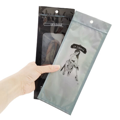 5 Cigars Volume Plastic Cigar Bags Custom Color Durable Resealable Bags Ideal for Cigar Storage and Long Term Protection