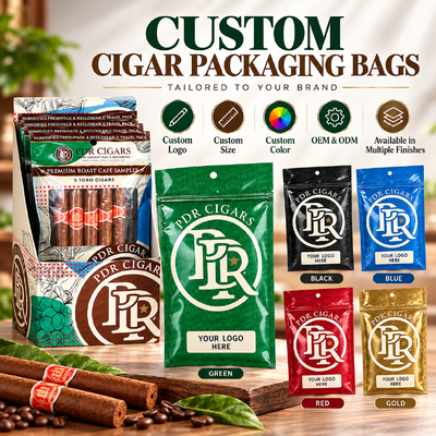 Small Size Cigar Humidor Bags Lightweight And Compact 0.09mm Thickness Offering Convenient Portability And Protection