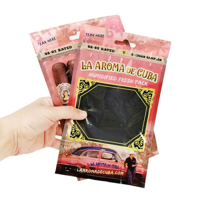 Small Size Cigar Humidor Bags Containing Humidity Sheet Suitable for 5 Cigars Maintaining Proper Flavor and Aroma