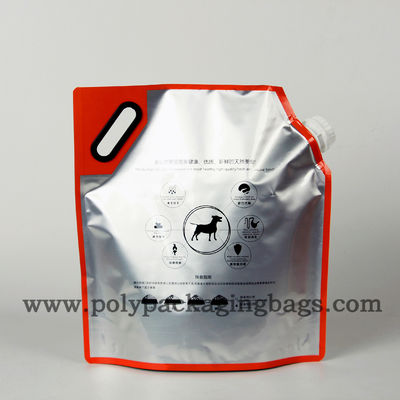 알루미늄 호일 PET 위로 2.5KG 입지는 관과 팁 가방을 내뿜었습니다