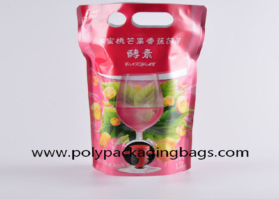 1.5L 2L 3L 5L 10L 알루미늄 코팅 버터플라이 밸브 BIB 레드 와인 가방 BiB 백 Vitop 올리브 오일 스탠드 업 백 밸브