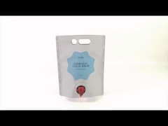 와인 맥주 알루미늄 엽지 가방 사용자 정의 크기 플라스틱 도이팩 플라스틱 가방 스푸트 봉인 식품 등급 플라스틱