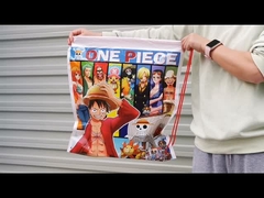 물 막기 쉬운 단일 드래그 스트링 어깨 가방과 컬러 인쇄 로고 / 의류 배낭