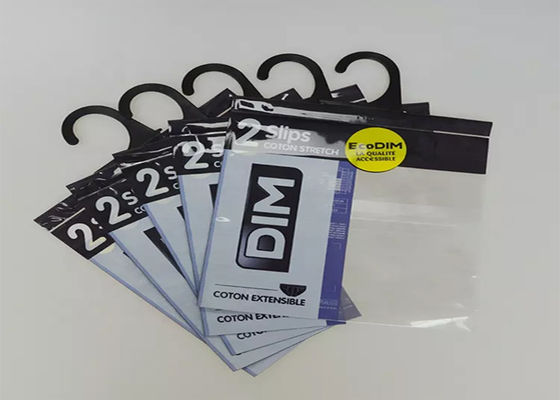 재활용된 의류 플라스틱 행거 봉투, 훅과 오프 PE 폴리 백