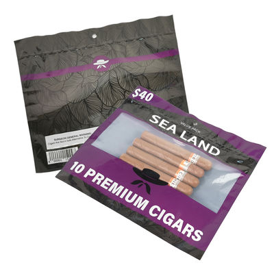 공장 직판 포장 인쇄 3면 밀봉 백 식품 포장 마일라 백 담배 파우치 시가 백 지퍼 맞춤