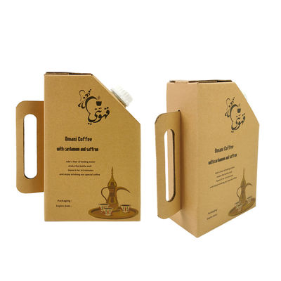 1L/2L/3L/5L 음료 백 일회용 손잡이 커피 비브 백 인 박스 와인 밸브 포함 커피 박스 디스펜서