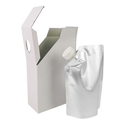 1L 3L 5L 크라프트 종이 커피 박스 BIB 백 커피 박스 일회용 커피 백 인 박스 밸브 액체 디스펜서 포함