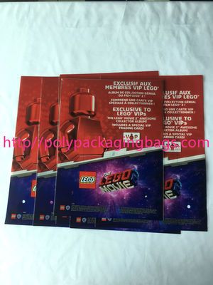 플라스틱 투명한 포장 자동 접착 부대 관례는 SGS 도달 Rohs를 인쇄했습니다