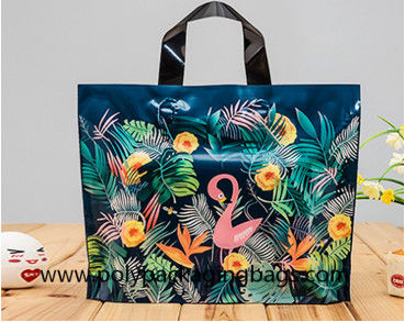 쇼핑을 위한 0.12 밀리미터 미생물에 의해 분해된 핸들 플라스틱 백